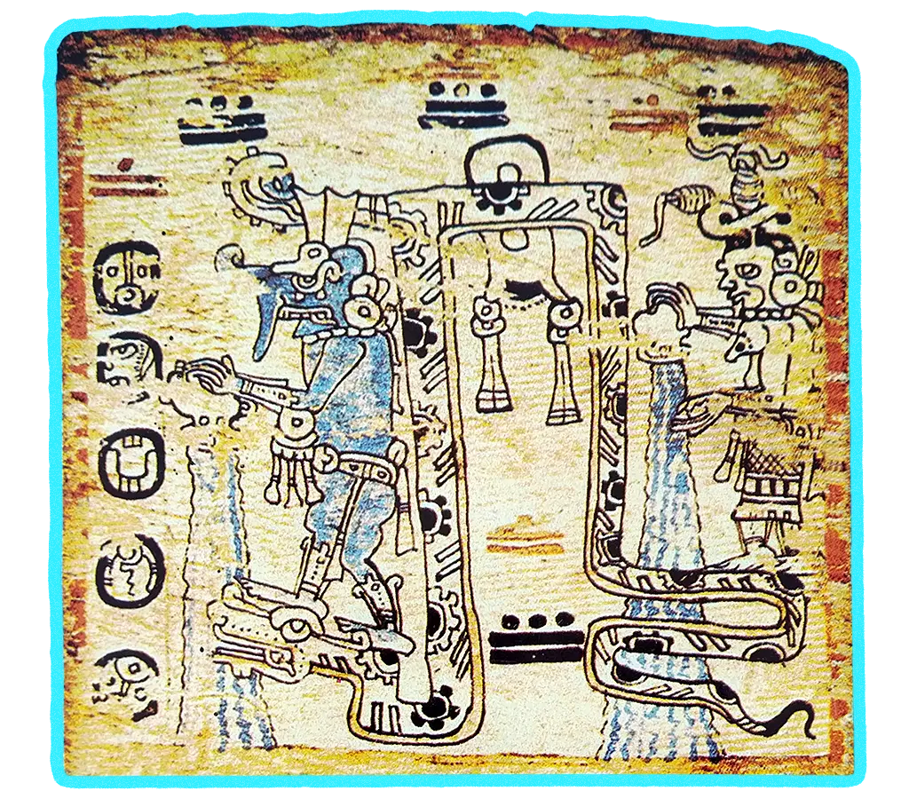 Jinetes del cielo maya, dioses y diosas de la lluvia