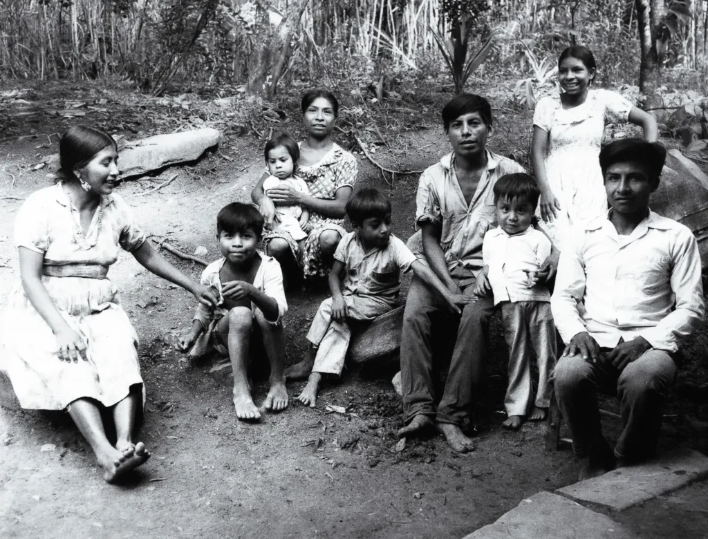 Familia indígena de Tatacuatla, Municipio de Huehuetlán